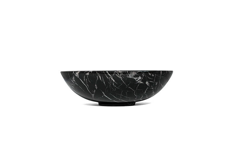 Made in Italy - Small Marble Fruit Bowl - Handcrafted