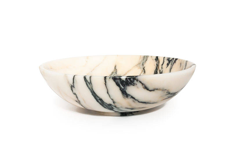 Made in Italy - Marble Fruit Bowl - Handcrafted